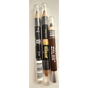 Lot of 2 Vintage Makeup Pencils Jordana Gold Pearl Zalan Chocolate Revlon Frosty